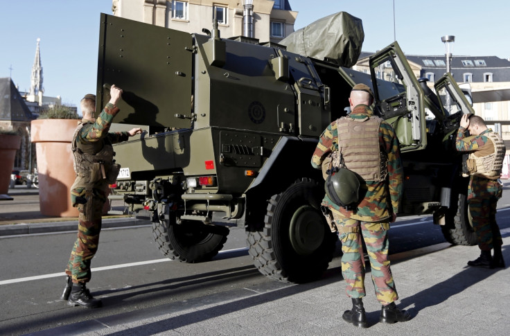 Belgium soldiers Brussels New Year's Eve