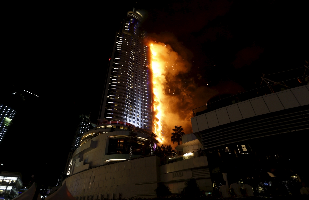 Dubai The Address Hotel Fire