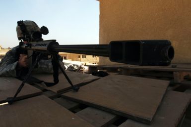 US sniper 50 calibre rifle