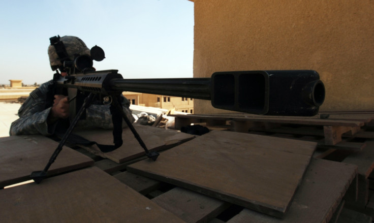 US sniper 50 calibre rifle