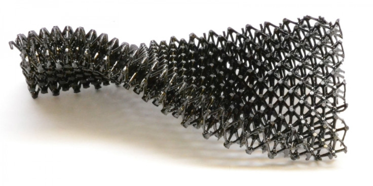 3D-printed ceramic lattice
