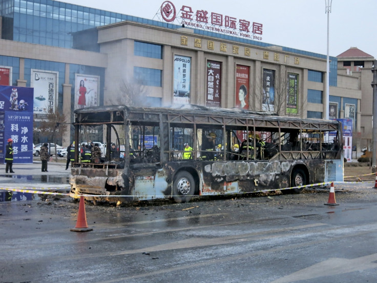 China bus arson