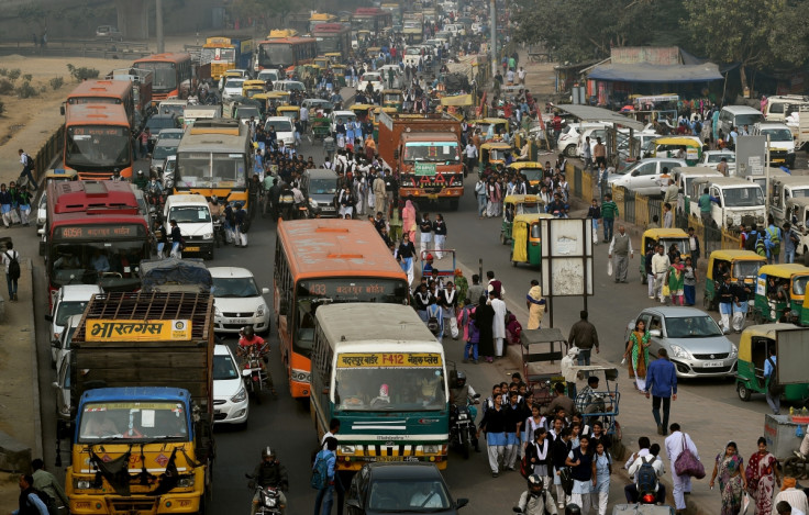 New Delhi traffic