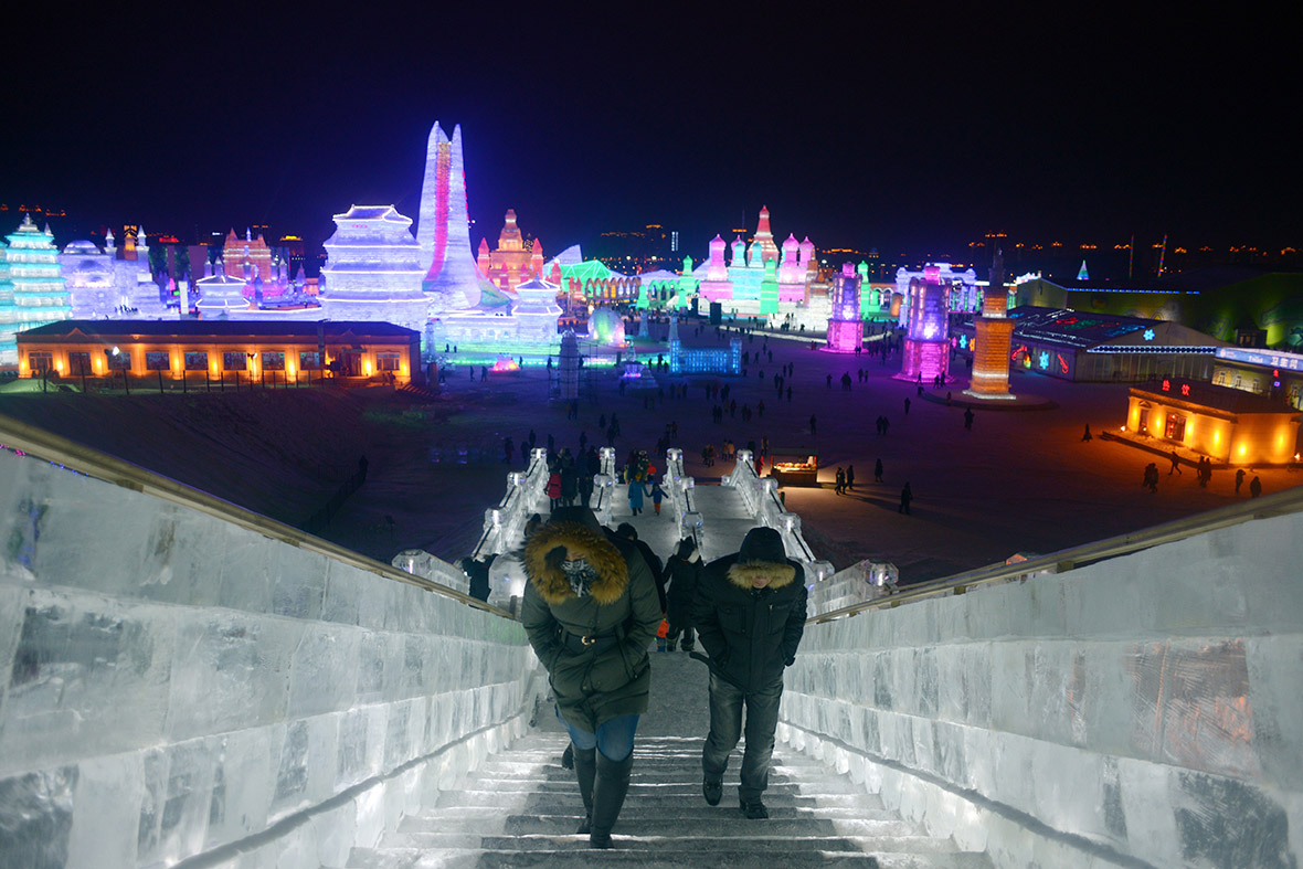 Harbin Spectacular city of ice and world's biggest snow sculptures
