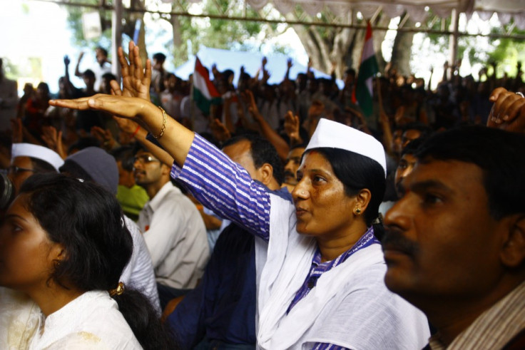 Rally for Anna Hazare in Bangalore, India