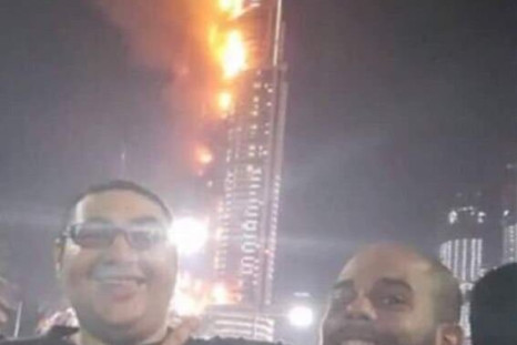 hotel fire selfie
