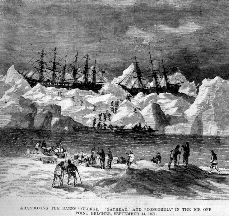 Abandonment of the whalers in the Arctic Ocean