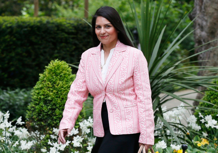 Britain minister of employment Priti Patel