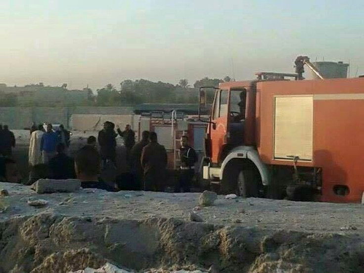 Libyan fire crews