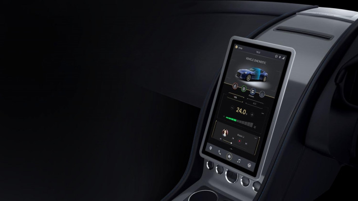 Aston Martine Rapide S touchscreen CES