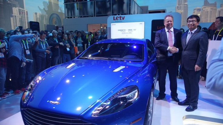 Aston Martine Rapide S touchscreen CES