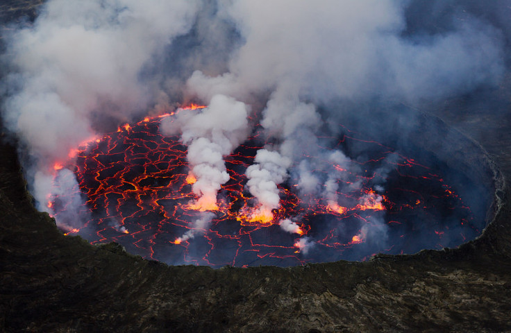 supervolcano mass extinction Nyiragongo