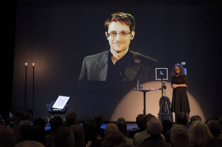 Snowden appears at CES in robot form