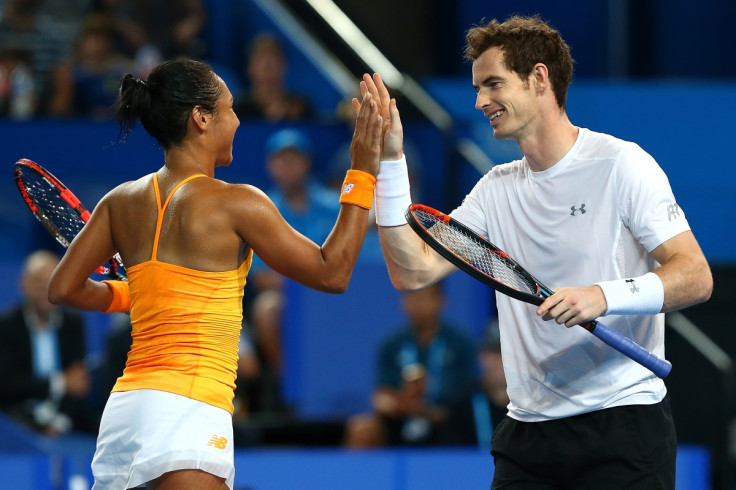 Andy Murray and Heather Watson