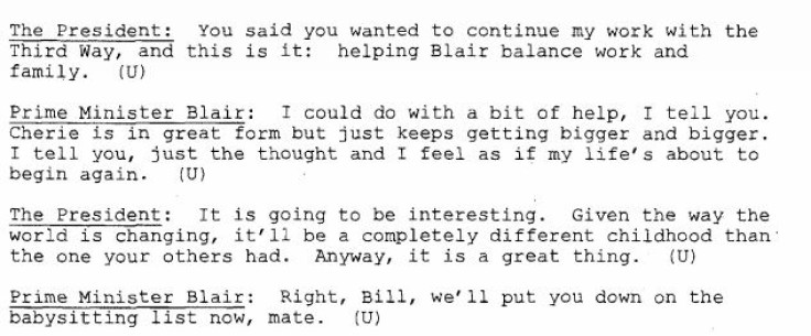 Blair Clinton transcript