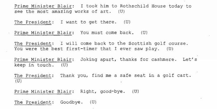 Blair Clinton transcript