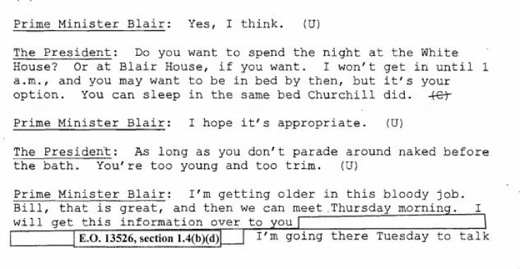 Blair Clinton transcript