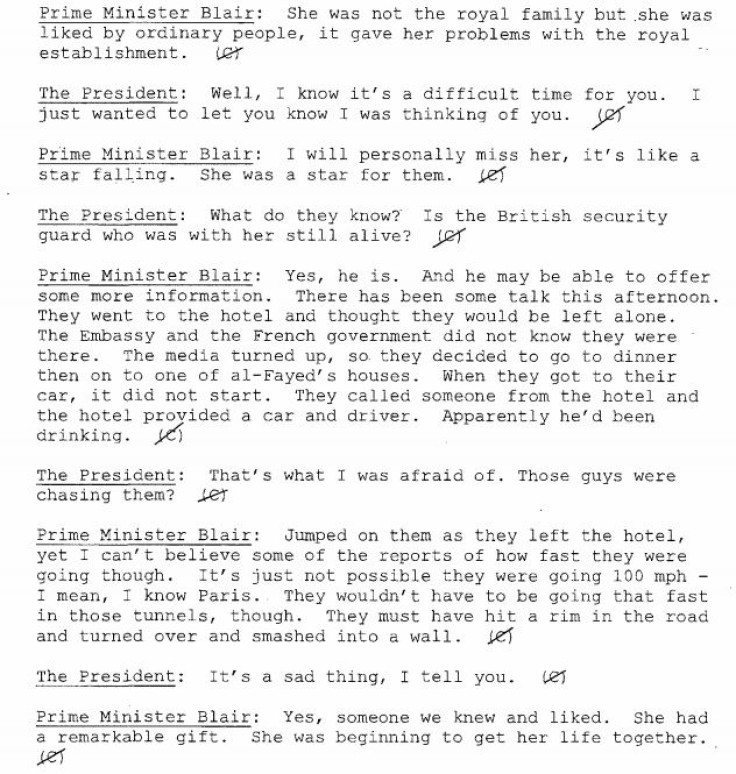 Blair Clinton transcript