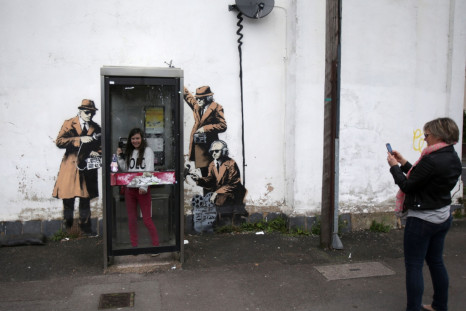 Banksy Spy Booth Cheltenham