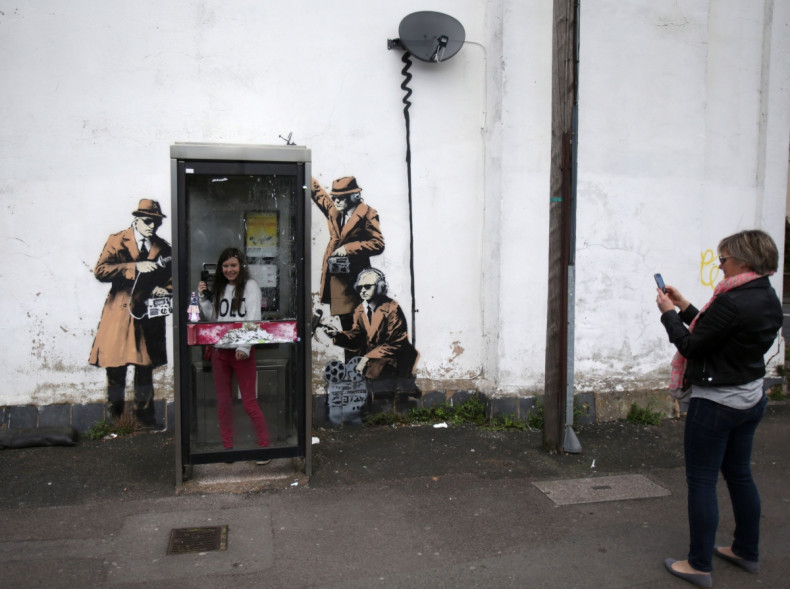 Banksy Spy Booth Cheltenham
