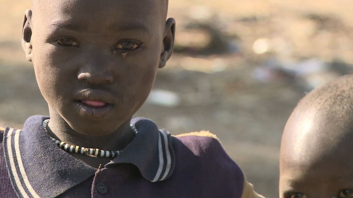 Child in South Sudan