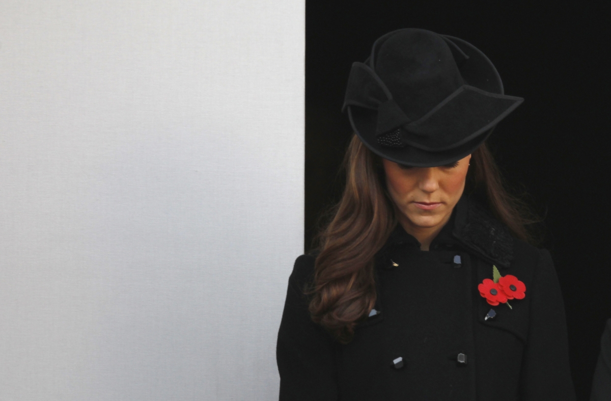 Duchess Of Cambridge Kate Middleton Attends Memorial Service At End Of ...