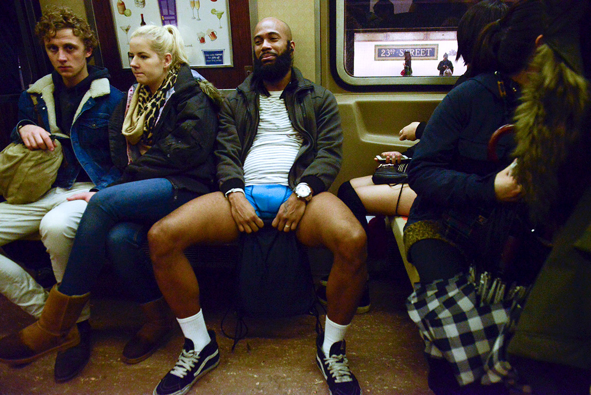 No Pants Subway Ride 2016: Commuters around the world strip off for celebra...