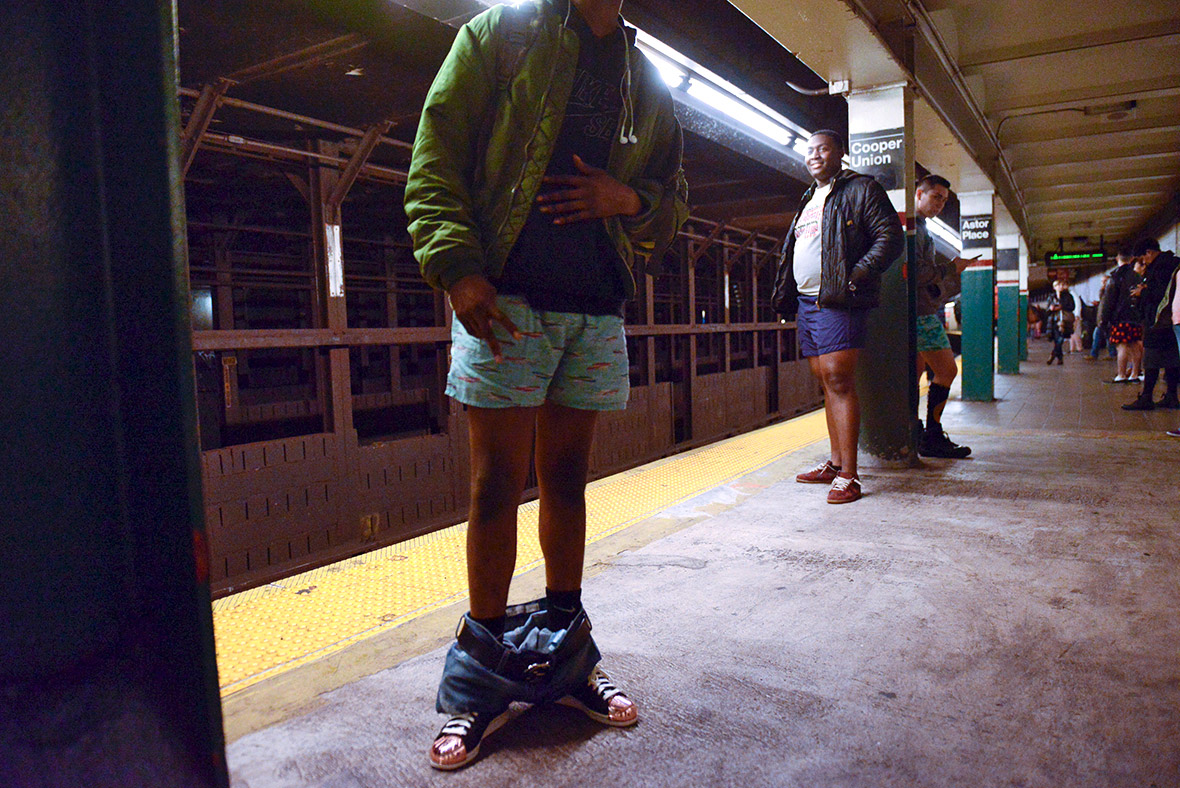 No Pants Subway Ride. 