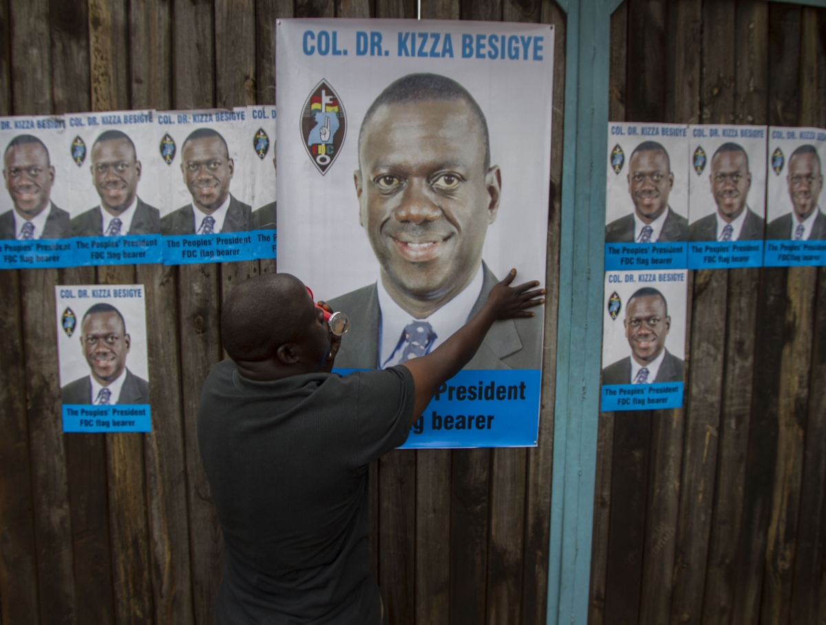 Uganda presidential election hopeful Kizza Besigye