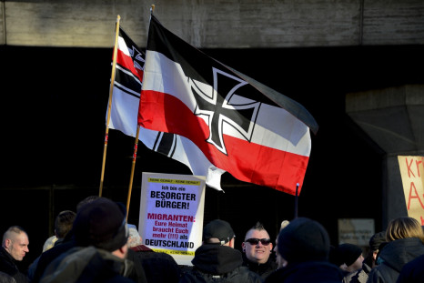 Far right extremists in Cologne