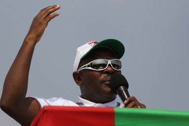 Burundi: Pierre Nkurunziza campaign rally