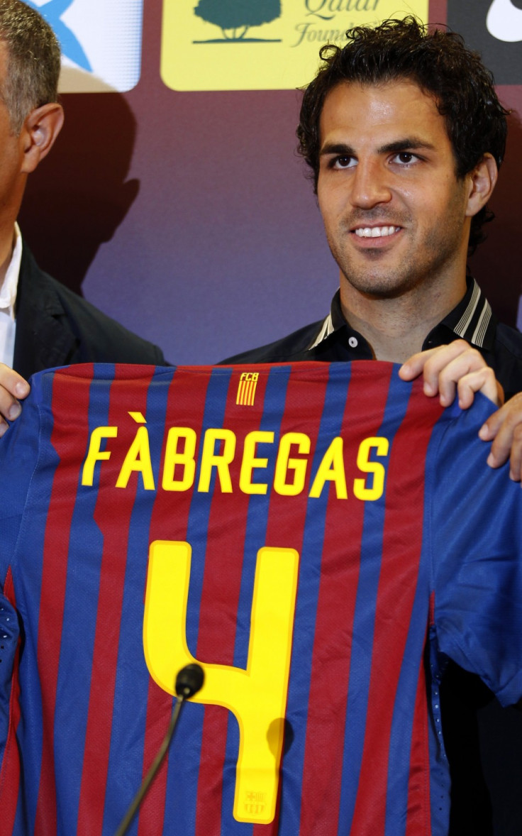 Cesc Fabregas: £25.4m from Arsenal to Barcelona