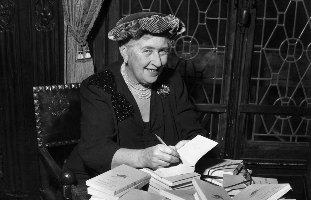 agatha christie death in the library