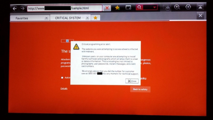 Malware seen on a LG smart TV