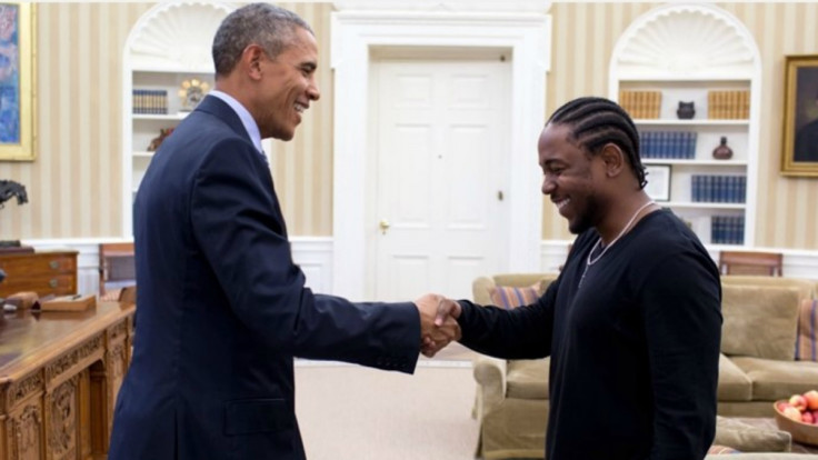 Kendrick Lamar and Barack Obama