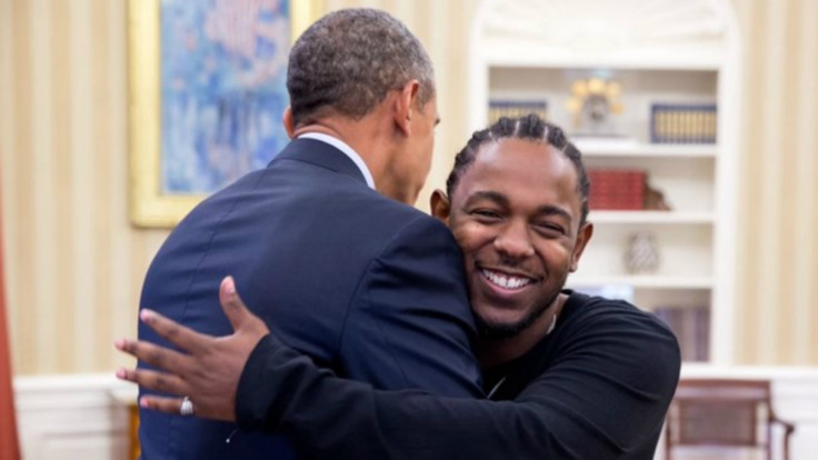 Kendrick Lamar and Barack Obama