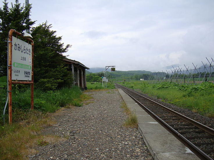 Kami-Shirataki Station in Hakkaido, Japan