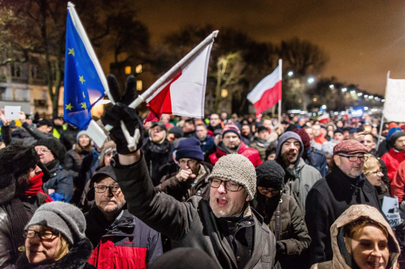 poland anti-government protests