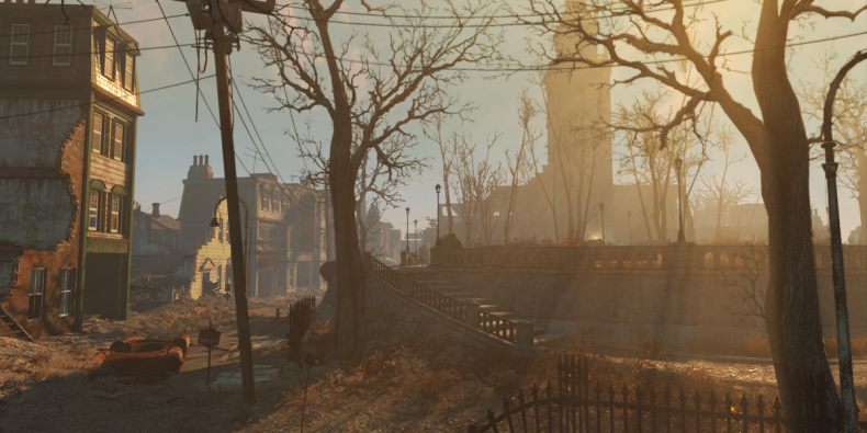 Fallout 4 setting open world boston