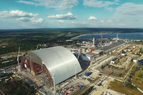 Aerial views of Chernobyl
