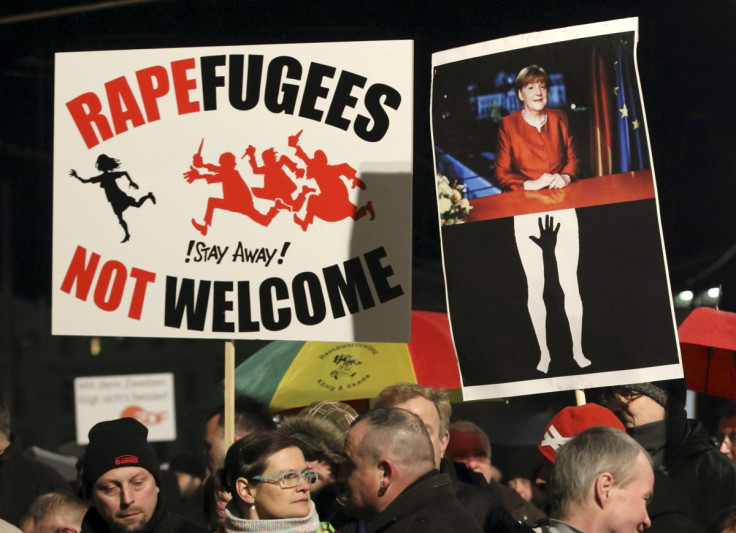 migrant sex attack protests Germany