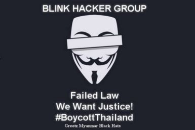 Anonymous Thai websites hack