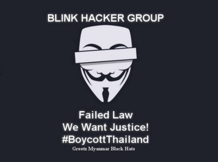 Anonymous Thai websites hack