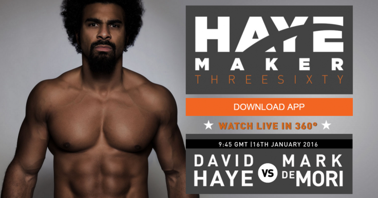 David Haye virtual reality