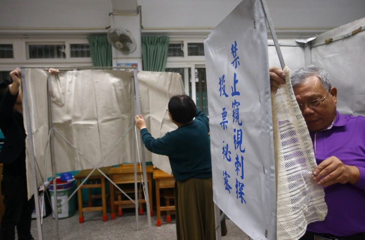 Taipei polling station