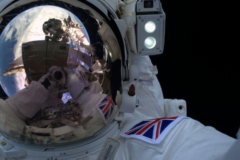 Tim Peake space selfie