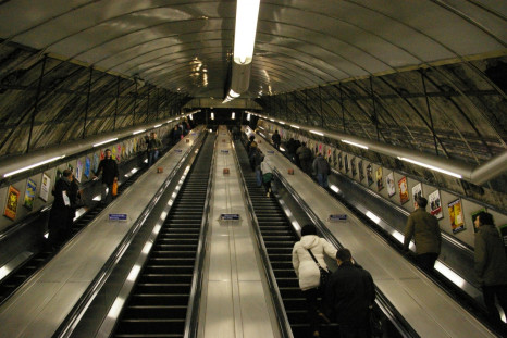 Holborn London Underground escalators