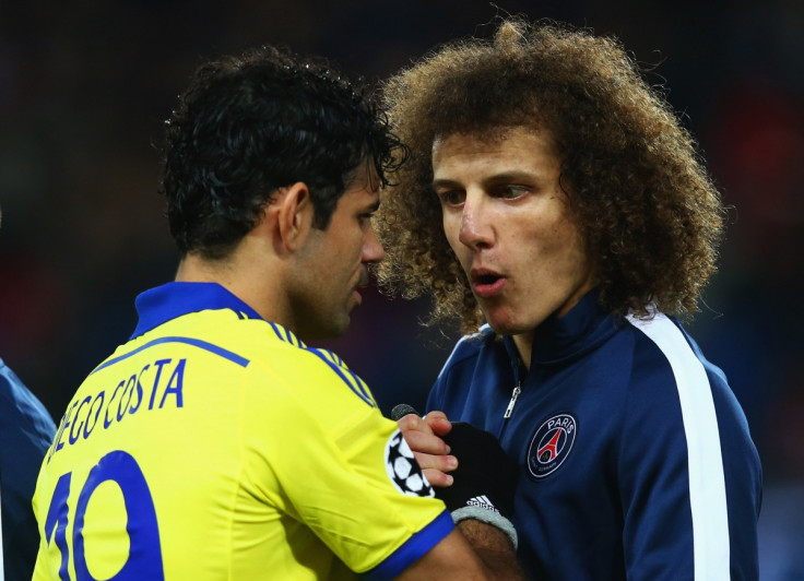 Diego Costa and David Luiz