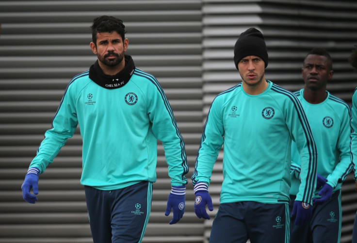 Diego Costa and Eden Hazard