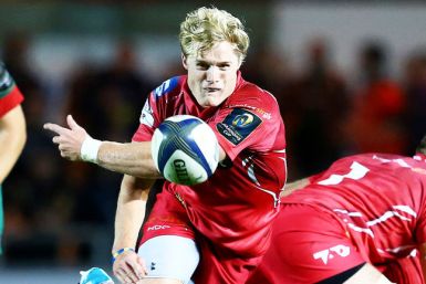 Aled Davies playing for Scarlets